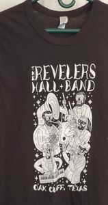 The revelers hall and band tee wms L